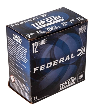 Picture of Federal Federal Top Gun Sporting Shotgun Ammo 12 ga. 2.75 in. 1250 FPS 1 oz. 7.5 Shot 25 Rd. TGS128 7.5 TGS12875