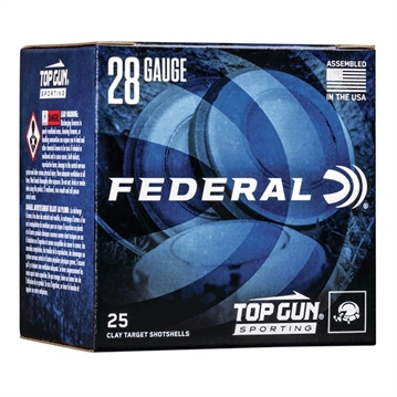 Picture of Federal Federal Top Gun Sporting Shotgun Ammo 28 ga. 2.75 in. 1330 FPS 3/4 oz. 7.5 Shot 25 rd. TGS2821 7.5 TGS282175