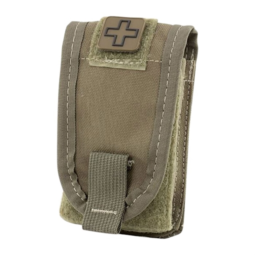 Picture of Eleven 10 TOURNIQUET/SELF-AID POUCH W/BELT ATTACHMENT RANGER GREEN E10-1005B-RGR