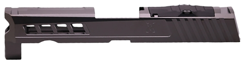 Picture of True Precision Inc TPP32CSBCRMR Axiom Optic Cut Slide Fits Sig P320 Black DLC Anodized 416R Stainless Steel TPP32CSBCRMR TP-P32CS-BC-RMR