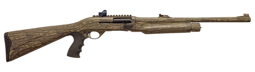 Picture of Silver Eagle Arms Alpha 2 12 Gauge Semi-Auto 3" 4+1 18.50" Steel Barrel Fixed Camo Synthetic Stock, Konus Scope A21218BLC-PKG