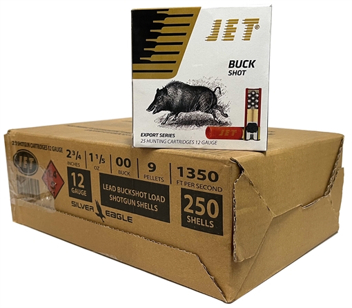 Picture of TR IMPORTS IMPORTS JET 12GA 2.75 00 BUCK 9 PELLET 250RDS CJ1200BS25PK