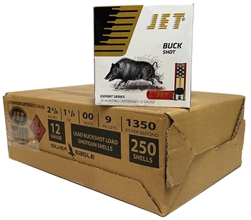 Picture of TR IMPORTS IMPORTS JET 12GA 2.75 00 BUCK 9 PELLET 250RDS CJ1200BS25PK