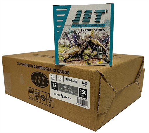Picture of TR IMPORTS IMPORTS JET 12GA 2.75 RIFLED SLUG 1400FPS 250R CJ12SLG25PK
