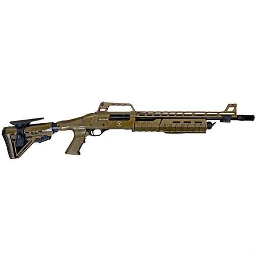 Picture of Silver Eagle Arms RZ17 12 Gauge Pump 4+1 18.50" Black Bronze Steel Barrel, Bronze Receiver, Bronze Synthetic Stock, Picatinny Rail Forend, Bronze Polymer Grip RZ17TACSB