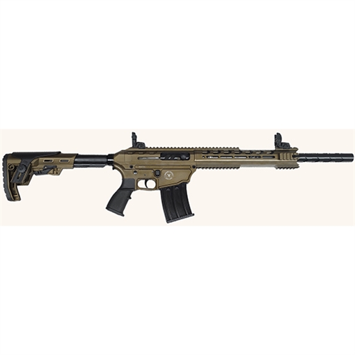 Picture of Silver Eagle Arms Tac Pro 12 Gauge Semi-Auto 3" 5+1 18.50" Bronze Cerakote Steel Threaded Barrel, Bronze Cerakote Aluminum Receiver w/Picatinny Rail, Black Synthetic Stock TACPROB
