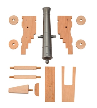 Picture of TRADITIONS OLD IRONSIDES BLK CANNON KIT 69 CAL 12.5 IN BBL 9 LBS ( STATE RESTRICIONS ) CN8052 KCN-8052