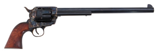 Picture of Traditions 1873 Buntline 45 Colt (LC) 6rd 12" Blued Cylinder & Barrel Color Case Hardened Steel Frame Walnut Grip SAT73103