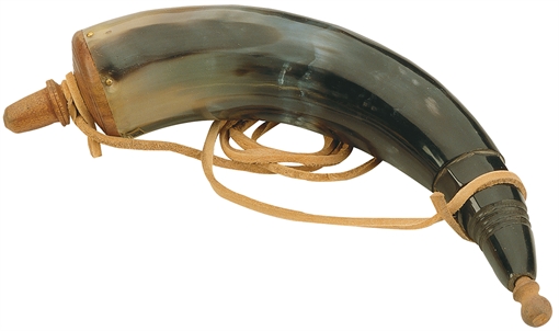 Picture of Traditions Authentic Powder Horn with Sling and Wood Cap A1252