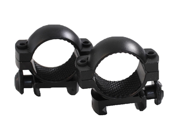Picture of Traditions Aluminum Scope Rings fits Weaver Style Bases 1" Med - Matte Black A791DS