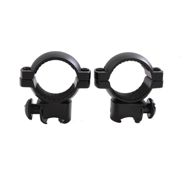Picture of Traditions Aluminum Scope Rings fits .22 Airguns 3/8" Grooved Receiver 1" Medium - Matte Black A797DS