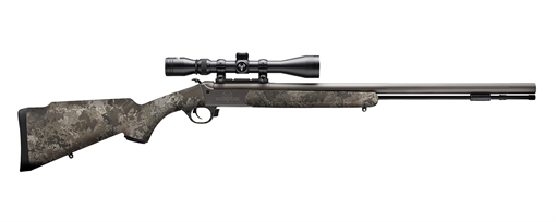 Picture of Traditions NitroFire VAPR w/Scope 50 Cal 209 Primer 26" Sniper Gray Cerakote Fluted & Tapered Barrel, Drilled & Tapped Receiver, Veil Alpine Fixed Synthetic Stock, 3-9x40mm Duplex CR5-843304434