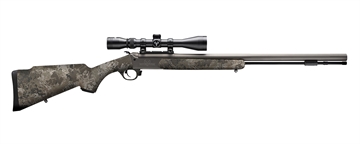 Picture of Traditions NitroFire VAPR w/Scope 50 Cal 209 Primer 26" Sniper Gray Cerakote Fluted & Tapered Barrel, Drilled & Tapped Receiver, Veil Alpine Fixed Synthetic Stock, 3-9x40mm Duplex CR5-843304434