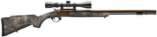 Picture of Traditions NitroFire VAPR w/Scope 50 Cal 209 Primer 26" Burnt Bronze Cerakote Fluted & Tapered Barrel, Drilled & Tapped Receiver, Veil Wideland Fixed Synthetic Stock, 3-9x40mm Duplex CR5848804425