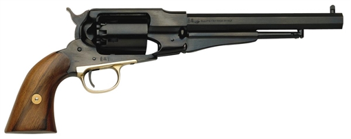 Picture of Traditions 1858 Army Break Open 44 Cal #11 Percussion 8" 6 Shot Blued Walnut Grip FR18582