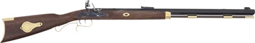 Picture of Traditions Hawken Woodsman 50 Cal Flintlock 28" Octagonal, Blued Barrel/Rec, Hardwood Stock, Double Set Triggers, Brass Accents, Adjustable Sight R2390801