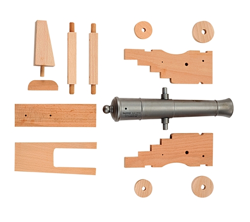 Picture of TRADITIONS MINI OLD IRONSIDES CANNON KIT 50 CAL 9 IN BBL 4 LBS ( STATE RESTRICIONS ) KCN8041