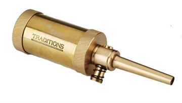 Picture of TRADITIONS MUZZLELOADING COMPACT FIELD TUBULAR FLASK BRASS 1292