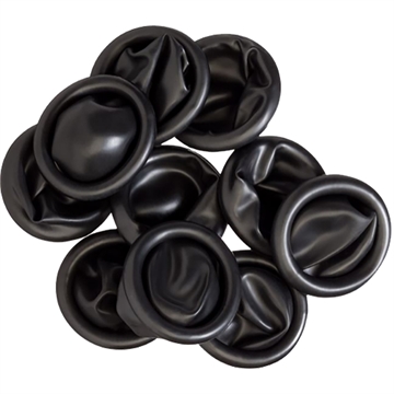 Picture of Traditions Muzzleloading Rain Gear Muzzle Mitts - 10 per (muzzle covers) A1330