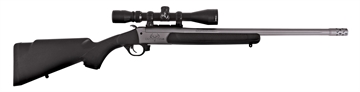 Picture of Traditions Outfitter G3 w/Scope 360 Buckhammer 22" Tungsten Cerakote Chrome Lined Steel/ Target Crown Barrel, Tungsten Cerakote Drilled & Tapped Receiver, Black Synthetic Stock CR5-361130T