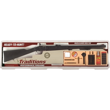 Picture of Traditions Traditions PA Pellet Ultralight Flintlock Redi-Pak .50 Cal. 26 in. Black CeraKote Syn Black RS382050