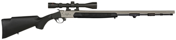 Picture of Traditions Pursuit XT 45 Cal 209 Primer 26", Stainless Barrel/Rec, Black Synthetic Furniture, Elite XT Trigger, 3-9x40mm Duplex Scope R5-74115040