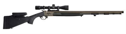 Picture of Traditions Pursuit XT Pro w/Scope 50 Cal Tungsten Cerakote 26" Fluted/Threaded w/VAPR Twist Barrel, Black Adj Cheek Piece & LOP Synthetic Stock, 3.5-10x44mm Duplex R53-74660450
