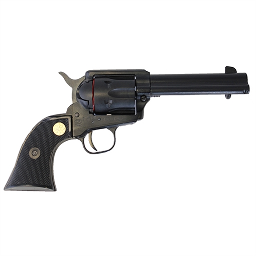 Picture of Traditions 1873 Rawhide SAO 22 LR 6rd 4.75" Blued Steel Black Checkered PVC Grip SAT7322250