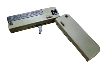 Picture of Trailblazer Firearms LifeCard .22 LR Single Action Handgun Bazooka Green LC1-NBG