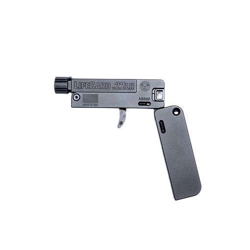 Picture of Trailblazer Firearms Lifecard Pistol - Black | .22 LR | 2.5" Threaded Barrel | Single Shot | All Aluminum LC1-T