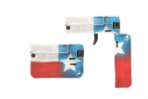 Picture of Trailblazer Firearms LIFECARD 22LR TEXAS FLAG LC1-DMWT