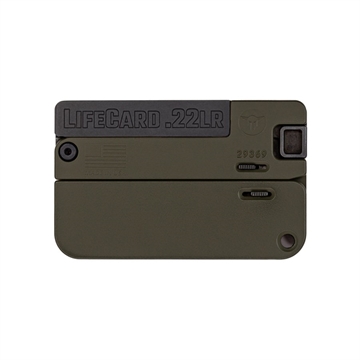 Picture of Trailblazer Firearms LIFECARD POLY 22LR BLACK/ODG LC1-P-ODG LC1PODG