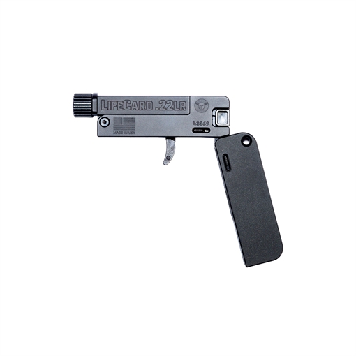 Picture of Trailblazer Firearms Lifecard Pistol - Black | .22 LR | 2.5" Threaded Barrel | Single Shot | Poly Handle LC1-P-T