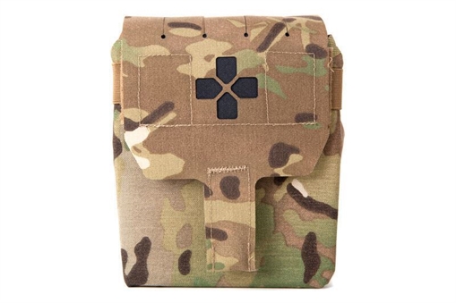 Picture of Blue Force Gear Trauma Kit NOW! MOLLE Mounted Helium Whisper Advanced Supplies MultiCam® MC HW-TKN-MED-ADV-