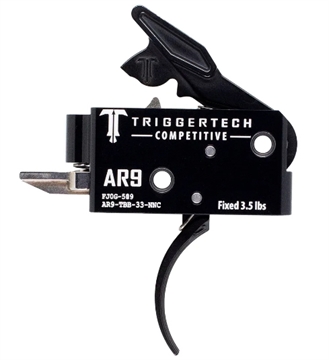 Picture of TRIGGER TECH AR9 COMPETITIVE CURVED BLK/BLK 2 STAGE TRIGGER 3.5 LB AR9-TBB-33-NNC