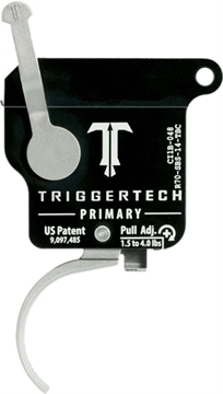 Picture of TriggerTech Trigger, 1.5-4LB Pull Weight, Fits Remington 700, Primary Curved Trigger, Bolt Release Model, Right Hand, Adjustable, Stainless Finish, Includes Installation Tools, Instruction Book, & TriggerTech Patch R70-SBS-14-TBC R70SBS14TBC