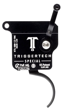 Picture of TriggerTech Trigger, 1.0-3.5LB Pull Weight, Fits Remington 700, Special Curved Clean Trigger, Right Hand, Adjustable, Black Finish, Includes Installation Tools, Instruction Book, & TriggerTech Patch R70-SBB-13-TNC R70SBB13TNC