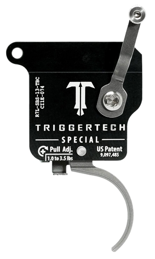 Picture of TriggerTech Special Single-Stage Traditional Curved Trigger with 1-3.50 lbs Draw Weight for Remington 700 Left R7LSBS13TBC