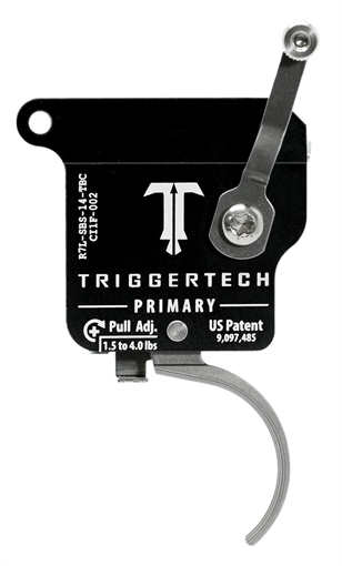 Picture of TriggerTech Primary Single-Stage Traditional Curved Trigger with 1.50-4 lbs Draw Weight for Remington 700 Left R7LSBS14TBC