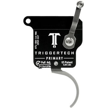 Picture of TriggerTech Primary Without Bolt Release Single-Stage Traditional Curved Trigger with 1.50-4 lbs Draw Weight for Remington 700 Left R7LSBS14TNC