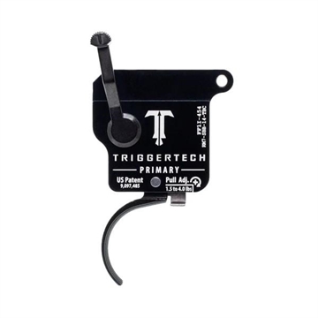 Picture of Triggertech Rem Model 7 Primary Single Stage Trigger 1.5-4 lbs Curved Black RM7-SBB-14-TBC