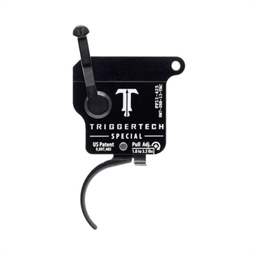 Picture of Triggertech Rem Model 7 Special Single Stage Trigger 1.0-3.5 lbs Curved Black RM7-SBB-13-TBC