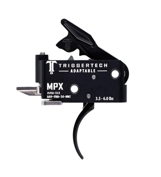 Picture of TRIGGER TECH MPX ADAPT TRADITIONAL CURVED BLK/BLK TWO STAGE TRIGGER 3.5 TO 6 LB ARP-TBB-36-NNC