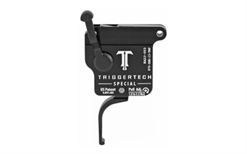 Picture of TriggerTech Trigger, 1.0-3.5LB Pull Weight, Fits Remington 700, Special Flat Clean Trigger, Right Hand, Adjustable, Black Finish, Includes Installation Tools, Instruction Book, & TriggerTech Patch R70-SBB-13-TNF