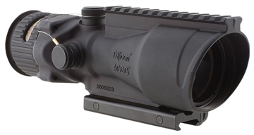 Picture of Trijicon ACOG Black Hardcoat Anodized 6x 48mm Illuminated Amber Chevron .223/5.56 BDC Reticle 100012