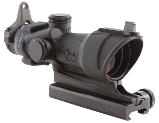 Picture of Trijicon ACOG Rifle Scope, 4X32, .308 Amber Center Illumination for M4A1, Flat Top Adapter, Backup Iron Sights and Dust Cover TA01NSN-308 100092