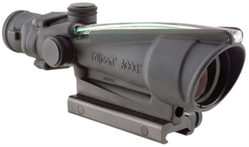 Picture of Trijicon ACOG Black Hardcoat Anodized 3.5x35mm Illuminated Green Chevron .308/7.62 BDC Reticle 100144
