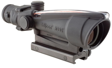 Picture of Trijicon ACOG Black Hardcoat Anodized 3.5x35mm Illuminated Red Horseshoe .223/5.56 BDC Reticle 100153