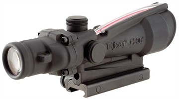 Picture of Trijicon ACOG Black Hardcoat Anodized 3.5x35mm Illuminated Red Horseshoe .308/7.62 BDC Reticle 100154