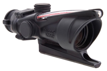 Picture of Trijicon ACOG Black Hardcoat Anodized 4x32mm Illuminated Red Triangle Post Reticle 100213